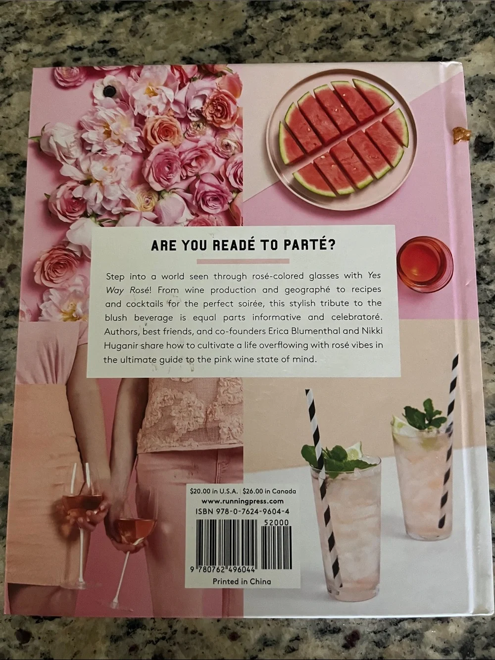 Target Yes Way Rosé Book - Pink and White Cover